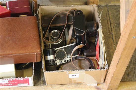 A Leica III camera, etc.